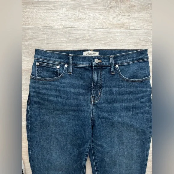 Madewell Women’s Kick Out Crop Jeans Arlen Wash Stretch - Size 29 - Picture 3 of 9